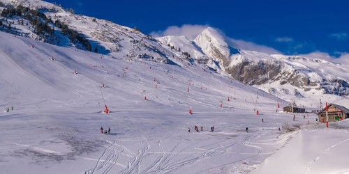 Candanchu Ski Resort, Pirineos Mountains, Huesca, Spain, Europe