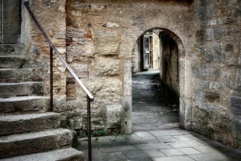 Old alley in Rothenburg