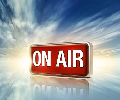 3D rendering of an on air icon