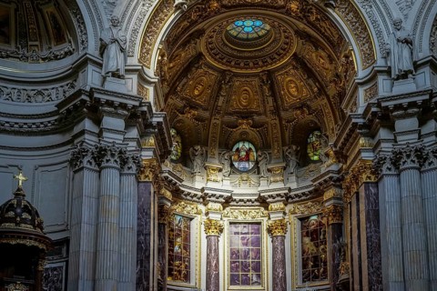 Detail of the Cathedral in Berlin