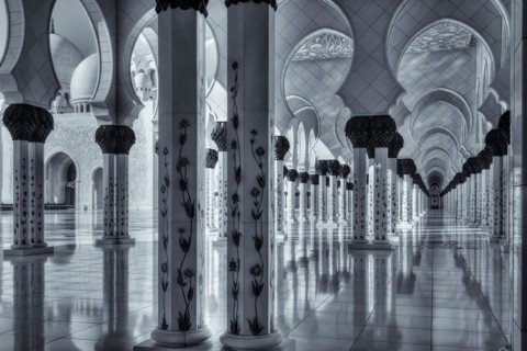Sheikh Zayed Grand Mosque. Sheikh Zayid Mosque. Abu Dhabi