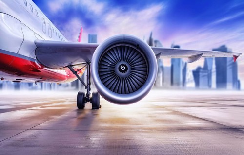 jet engine of an aircraft