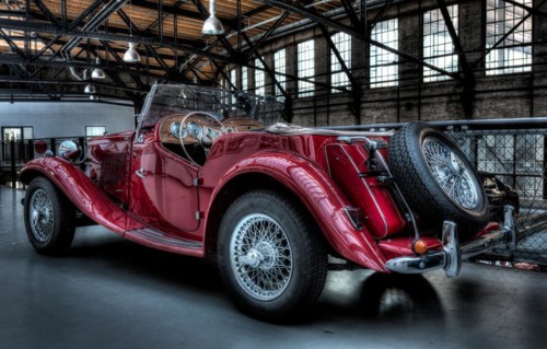 Oldtimer big garage