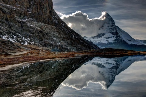Lake Riffel, Zermatt. Matterhorn. Switzerland