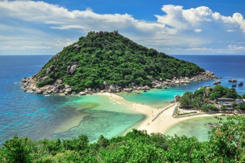 Perfect paradise tropical bay on Koh Tao Island, Thailand, Asia