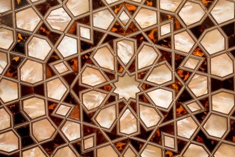 Ottoman art example of Mother of Pearl inlays from Istanbul