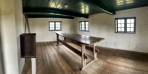 Toftum Skole, smallest school building, island of Rømø, Denmark, Europe