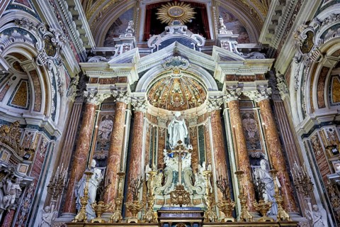 Gesù Nuovo (New Jesus) is the name of a baroque church in Naples, Campania, Italy. It is located