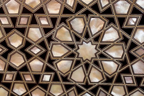Ottoman art example of Mother of Pearl inlays from Istanbul