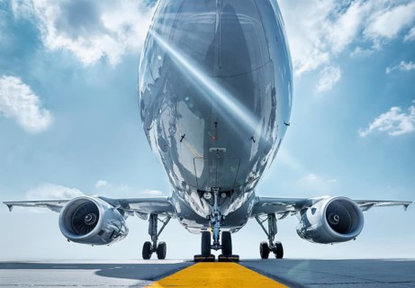 aircraft is waiting for take off