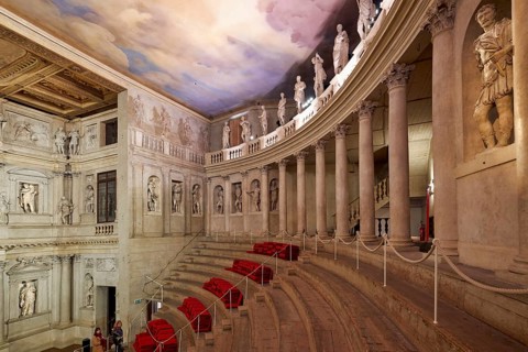 Vicenza, Veneto, Italy. The Teatro Olimpico