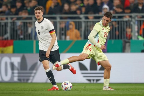 Football, U21, Friendly match, 2024/2025, Germany U21 vs. Spain U21, 25.03.2025, Merck-Stadion am