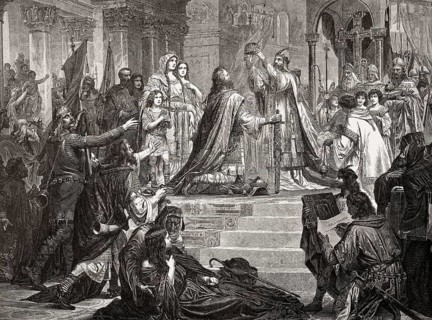 Imperial Coronation of Charlemagne as Emperor by Pope Leo III