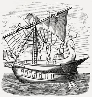 A merchant ship, ancient Roman ship