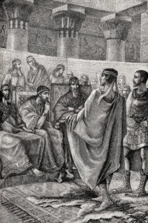 Roman ambassador before the Carthaginian senate, 2nd century, BC