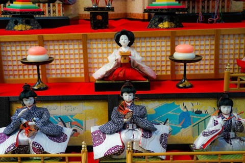 Doll Festival of tiers (Japanese culture). Shooting Location: Yokohama-city kanagawa prefecture