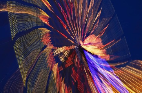 Ferris wheel at the Rostock Christmas market
