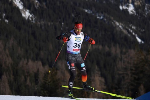 Strong race: Philipp Horn (Eintracht Frankenhain) at the IBU Biathlon World Championships