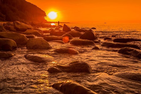 Sunset Baltic Sea