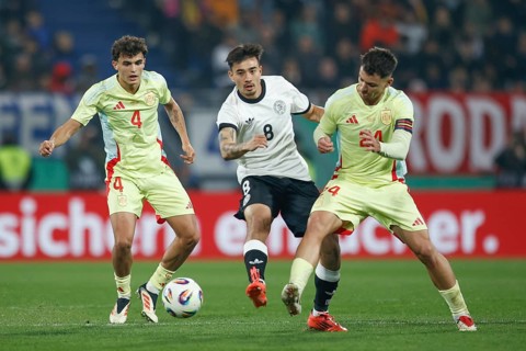 Football, U21, Friendly match, 2024/2025, Germany U21 vs. Spain U21, 25.03.2025, Merck-Stadion am