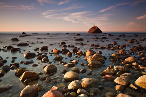 The Swan Stone near Lohme on the island of Rügen