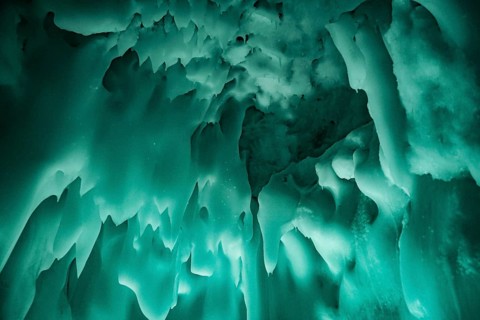 Image of ice cave. Shooting Location: Hokkaido