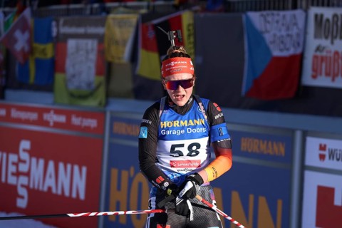 Selina Grotian (SC Mittenwald/GER) at the IBU Biathlon World Championships Lenzerheide 2025,