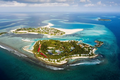 Holiday island Kandooma and Guraidhoo, South Male Atoll, Indian Ocean, Maldives, Asia
