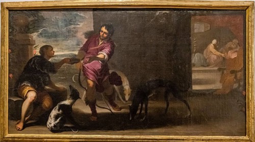Jacob's blessing and sale of Esau's firstborn, oil on canvas, 17th century, Church of San