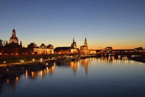 Dresden at night