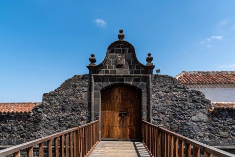The fortress Castillo de Santa Catalina, Santa Cruz de la Palma, La Palma, Canary Islands, Spain,