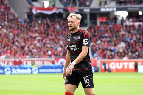 Benedict Hollerbach (1. FC Union Berlin) at the match of the 1. FBL: 24-25: 27. Sptg. SC Freiburg -