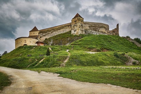 Rasnov Citadel (Rosenauer Burg) in Transylvania, Romania Rasnov, Romania, Europe