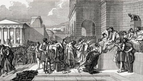 Execution of the sons of Lucius Junius Brutus, Tarquinian conspiracy, ancient Rome