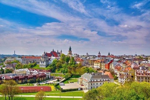 View of Old City of Lublin, Poland Lublin, Poland, Europe