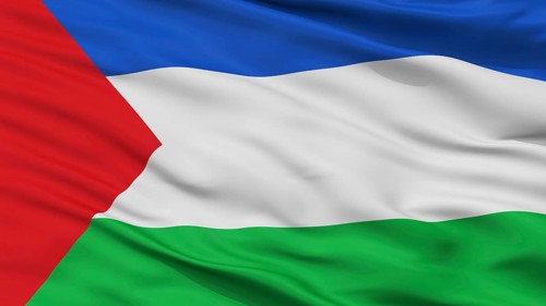Chigorodo City Flag, Country Colombia, Antioquia Department, Closeup View