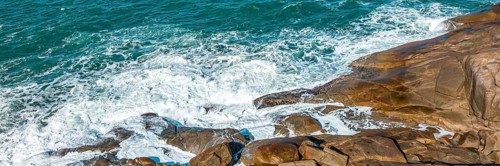 Guarda do Embaú beach in Santa Catarina. panoramic aerial view
