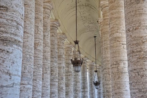 The Vatican in Italy. St Peter's Basilica