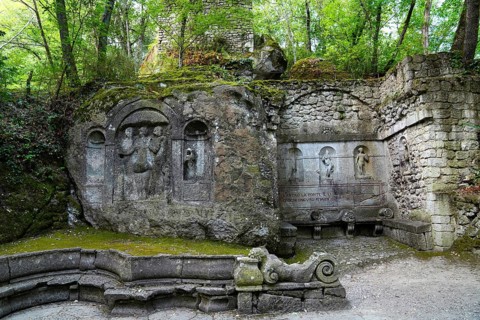 Sacro Bosco, Sacred Forest, Park of the Monsters, Parco dei Mostri, grotesque, monumental