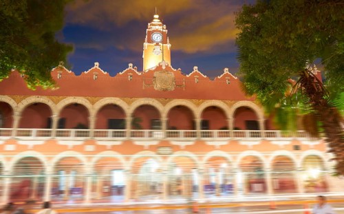 Merida city Town hall of Yucatan in Mexico