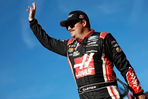 COLE CUSTER (00) gets introduced for the National Debt Relief 250 at Martinsville Speedway in