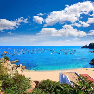 Calella de Parafrugell in Costa Brava of Girona at Catalonia Spain