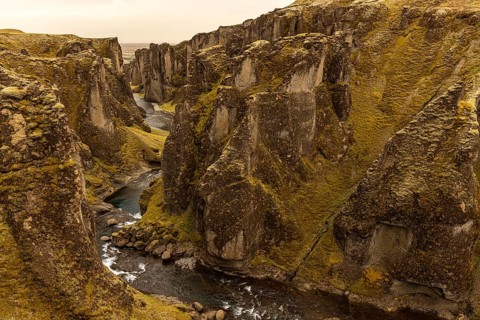 Fjaðrárgljúfur, Katla volcanic area, south coast, Iceland, Europe