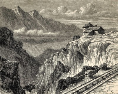 The Mont Cenis Pass Railway, Savoie, France, 1868 to 1871, Europe
