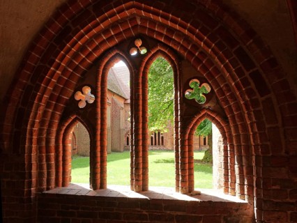 Cloister in Havelberg Cathedral, Saxony-Anhalt, Germany, Europe