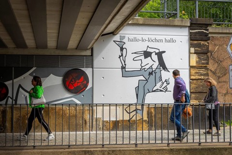 Two visions of the city of Radebeul have been realised in the spirit of Udo Lindenberg. The