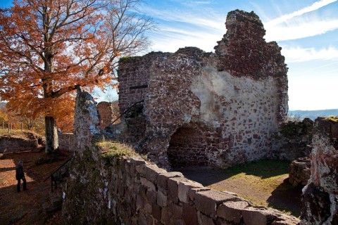 Neustadt Harz Castle Honstein built in the 12th century 1200-1450 extended 1627 destroyed 78341 Tor
