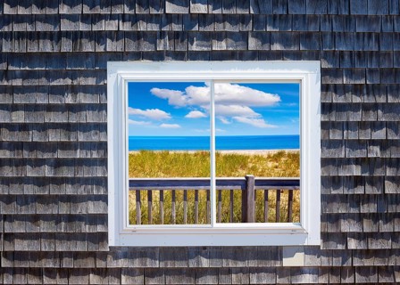 Cape Cod window photomount Massachusetts USA