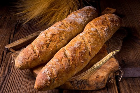 Homemade baguettes
