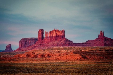 USA Arizona Forrest Gump Hill Point in sunrise